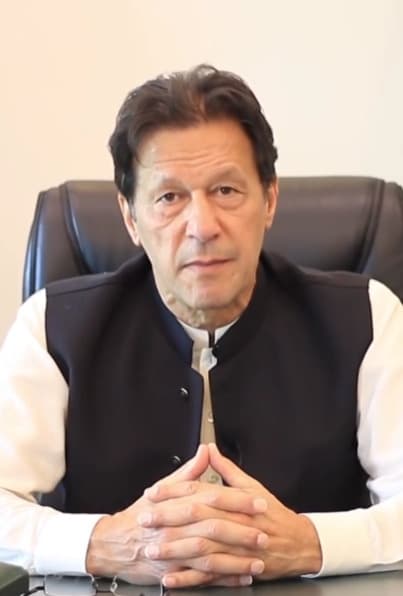 Official portrait of Imran Khan